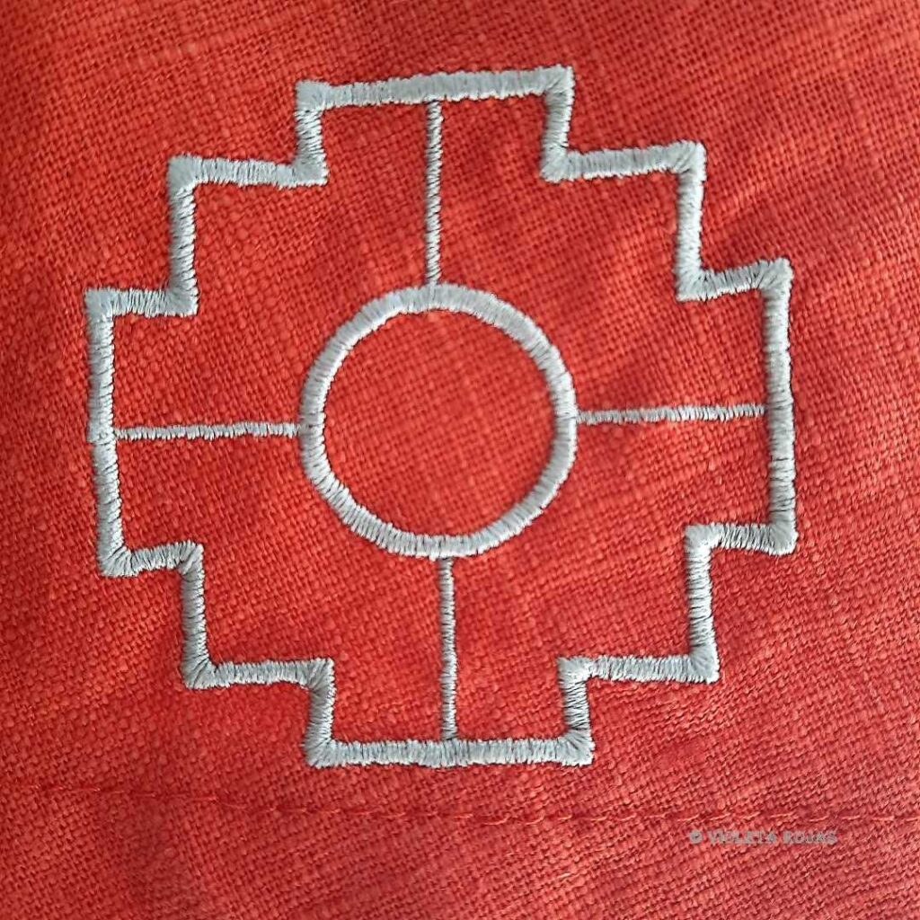 image c 24-06-15 VR Bluse & Hosenrock Chakana_Detail b